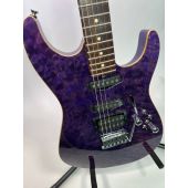 Tom Anderson Drop 1994 Transparent Purple Electric Guitar Used By Ramon Stagnaro