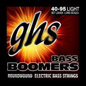 GHS Strings L3045X 4-String Bass Boomers®, Nickel-Plated Electric Bass Strings, Long Scale Plus, Light (.040-.095)