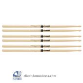 ProMark TX2BW Hickory Drum Sticks Wood Tip - 3 Pairs