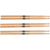 Promark LA Special 5A Wood Tip Drum Sticks 3 Pairs 