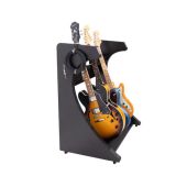 Gator Cases Elite Three Electric/Acoustic Guitar Rack – Black