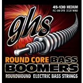 GHS Strings RC-5M-DYB 5-String Round Core Bass Boomers®, Nickel-Plated Bass Strings, Long Scale, Medium (.045-.130)