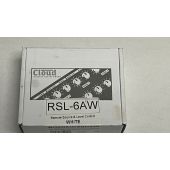 Cloud Electronics RSL-6AW - Remote Music Source Volume Level Control Plate White