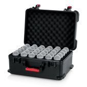 Gator GTSA-MIC30 Case W/ Drops For (30) Mics