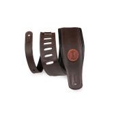 Levy&#039;s Guitar Straps MSS2-DBR Brown Leather Guitar Strap 