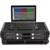 SKB 1SKB-iSF2U Injection-Molded 2 RU Studio Flyer Rack Case