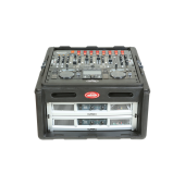 SKB 1SKB-R104 10 x 4 Compact Audio Rig and DJ TSA Flight Travel Rack Case