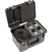 SKB Waterproof Case for 8 Microphones and Cables - 3i-1610-mc8