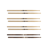 Promark RBH565AW-4PFG Rebound 5A / Rebound 5A FireGrain Drumstick 4-Pack