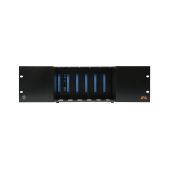 BAE AUDIO 500 Series 6 space rack w/power supply 48v