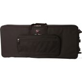 Gator GK-61 Semi-Rigid 61-Key Keyboard Case with Wheels