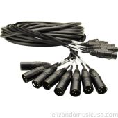 Mogami Gold 8 Channel XLRM-XLRF Snake Cable 10 Feet