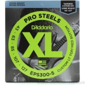 DAddario ProSteel EPS300-5 .043-.127 5-String Bass Strings