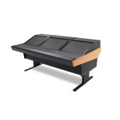Argosy 70 V Series Modular Workstation, Tripple Rack | Custom Control Room Console Available Black &amp; Oak Trim
