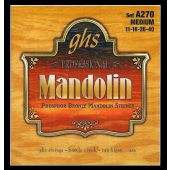 GHS Strings A270 Phosphor Bronze Mandolin Strings, Medium (.011-.040)