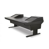 Argosy Console 90 V Series Producer's Desk Furniture Available Mahogany Trim & Solid Black