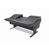 Argosy 70 V Series Modular Workstation, Dual Rack | Custom Control Room Console Available Black & Oak Trim