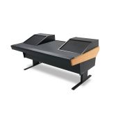 Argosy 70 V Series Modular Workstation, Dual Rack | Custom Control Room Console Available Black &amp; Oak Trim