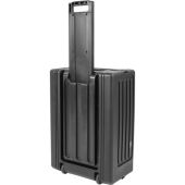 SKB 1SKB-R4SW rSeries Roto-Moulded 4U Shallow Rack Case with Wheels and Handle