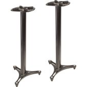 Ultimate Support MS90/45B Black Studio Monitor Stands (pair)