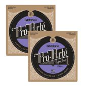 D'Addario EJ44 Nylon Strings Extra Hard Tension 2 set Pack UPC 019954121259
