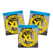 D'Addario EXL125 Nickel Wound Guitar Strings.   3 individual Sets