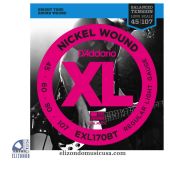 D'addario EXL170BT Balanced Tension BASS Strings UPC 019954984489