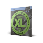 D'Addario ProSteels EPS165-5 Bass Guitar 5-Strings, Custom Light, 45-135, Long Scale