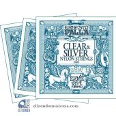 Ernie Ball 2403 Palla Nylon Classical Guitar Strings 3 sets UPC 749699124030