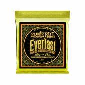 Ernie Ball EVERLAST LIGHT COATED 80/20 BRONZE GUITAR STRINGS UPC 749699125587