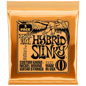 Ernie Ball P03222 HYBRID SLINKY NICKEL WOUND ELEC GUITAR STRINGS 3 Sets 749699132226