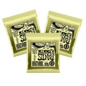 Ernie Ball MAMMOTH SLINKY NICKEL WOUND ELEC GUITAR STRINGS 3 Sets 749699103158