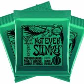 Ernie Ball Not Even Slinky Guitar Strings 3 SETS UPC749699126263 