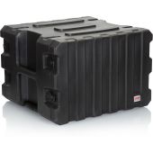 Gator G-PROR-8U-19 8U, 19″ Deep Molded Audio Rack; W/ Wheels