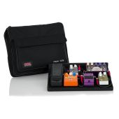 Gator GPT-BL-PWR Wood Pedalboard with Power Supply and Pedal Tote Case