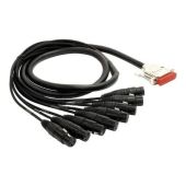 Mogami DB25 to XLRF 8 Channel 5 ft (GOLD-DB25-XLRF-05)