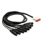 Mogami DB25 to XLRF 8 Channel 15 ft (GOLD-DB25-XLRF-15)