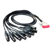 Mogami DB25 to XLRF 8 Channel 25 ft (GOLD-DB25-XLRF-25)