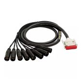 Mogami DB25 to XLRM 8 Channel 3 ft (GOLD-DB25-XLRM-03)