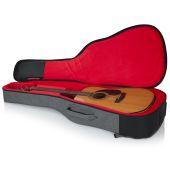 Gator GT-ACOUSTIC-GRY Acoustic Guitar Grey Padded Gig Bag / Case