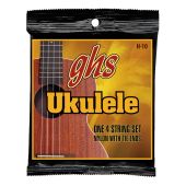 GHS Strings H-10 Soprano/Concert Ukulele Strings, Black Nylon