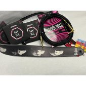 The Beatles Help Black Guitar Player Gift Bundle