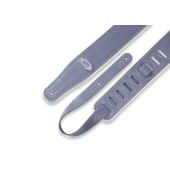 Levy&#039;s Guitar Straps M26VCP-BLK_GRY Black &amp; Grey Leather Strap