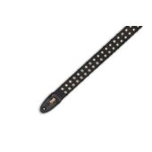 Levy&#039;s MC8TWEY-BLK Cotton Guitar Strap Black With Brass Eyelets 