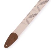 Levy&#039;s MC8U-007 Cotton Guitar Strap With Decorative Print &amp; Suede Ends