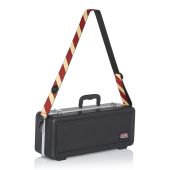 Levy&#039;s Case Straps MCS-001 With Printed Maroon and Mustard Stripe Pattern