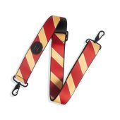 Levy's Case Straps MCS-001 With Printed Maroon and Mustard Stripe Pattern