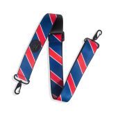 Levy's Case Straps MCS-002 Case Strap With Printed Red and Navy Stripe Pattern
