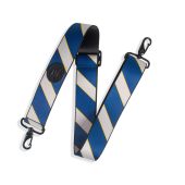 Levy's Case Straps MCS-007 Spirit Case Strap With Printed Navy and Grey Stripe Pattern