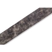 Levy&#039;s Guitar Straps MG317BOG-BLK Distressed leather strap w/ garment backing